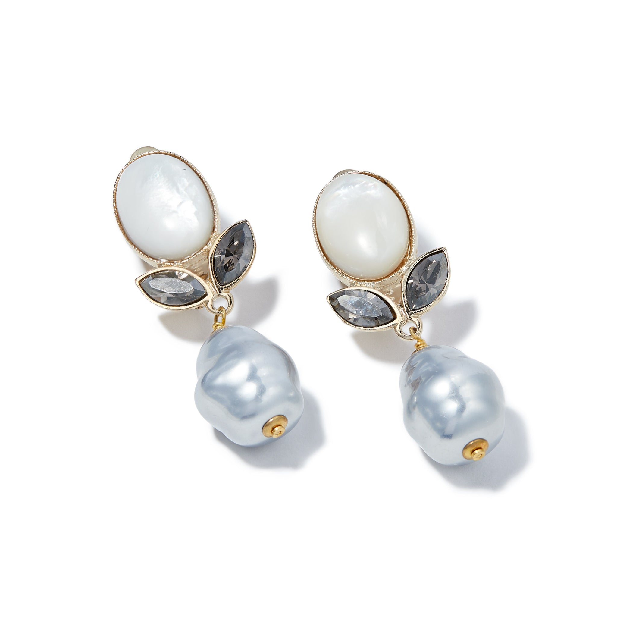 Moonstruck Combo Crystal Diamond Drop & Dangle Earrings for women (Ros –  www.Moonstruckinc.com