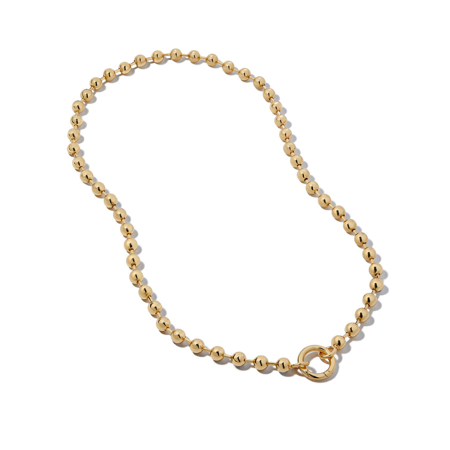 Merrichase Remy long gold beads necklace