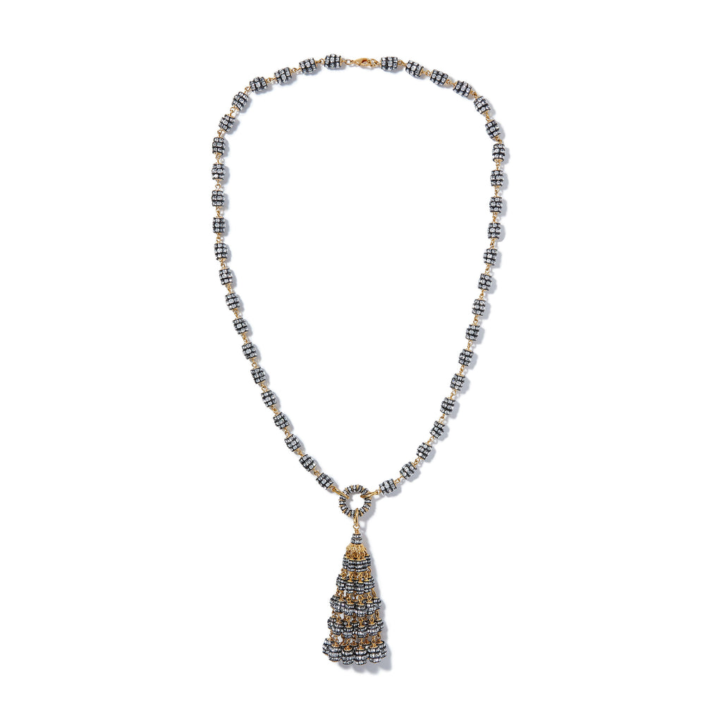 Tuxedo Tassel Necklace – Merrichase